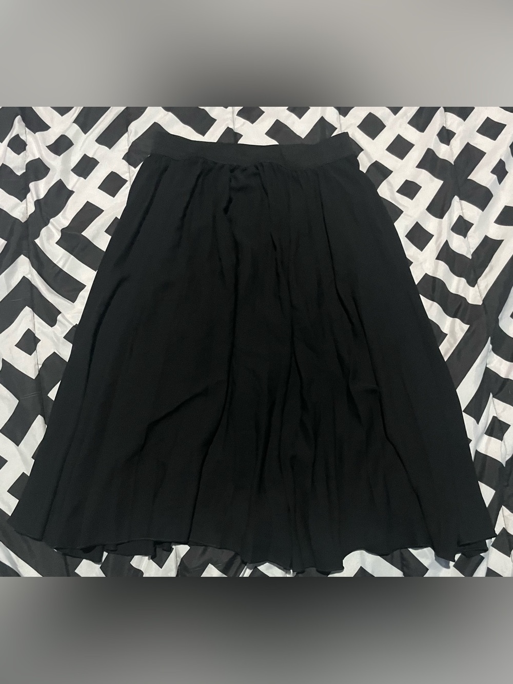 Rue 21 Black Pleated Midi Skirt